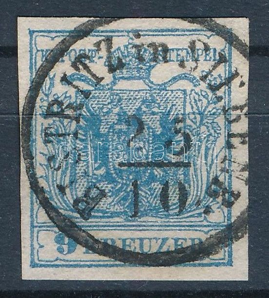1850 9kr HP IIIa light blue 