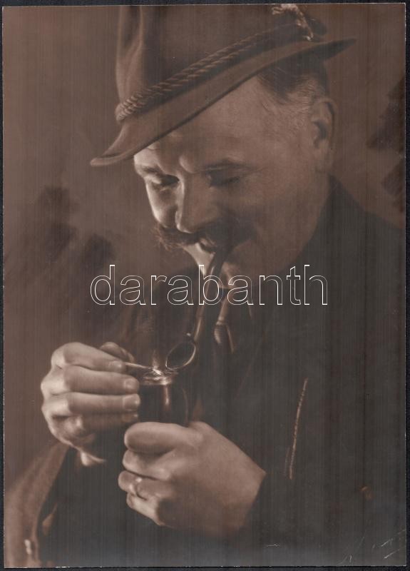 cca 1932 Korda Dezső fényképész aláírásával (jobb alsó sarokban a képoldalon, halvány) vintage fotó, 30x21,7 cm