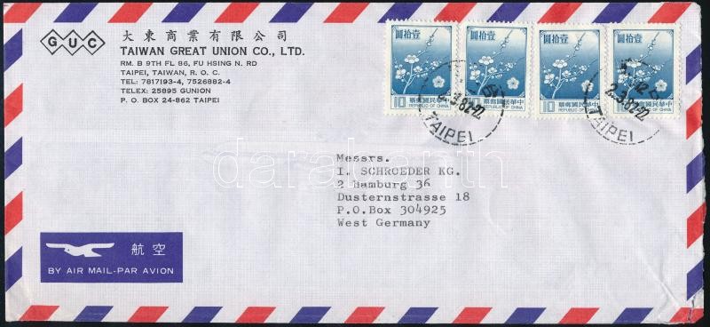 China - Taiwan, Kína Tajvan 1982