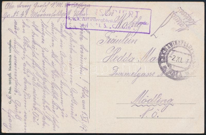 Tábori posta képeslap 