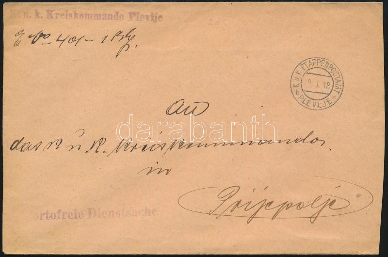 1918 Field post cover 