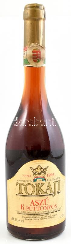 1993 Tokaji Asz 6 puttonyos Tokaj keresked h z Rt. 0 5 l