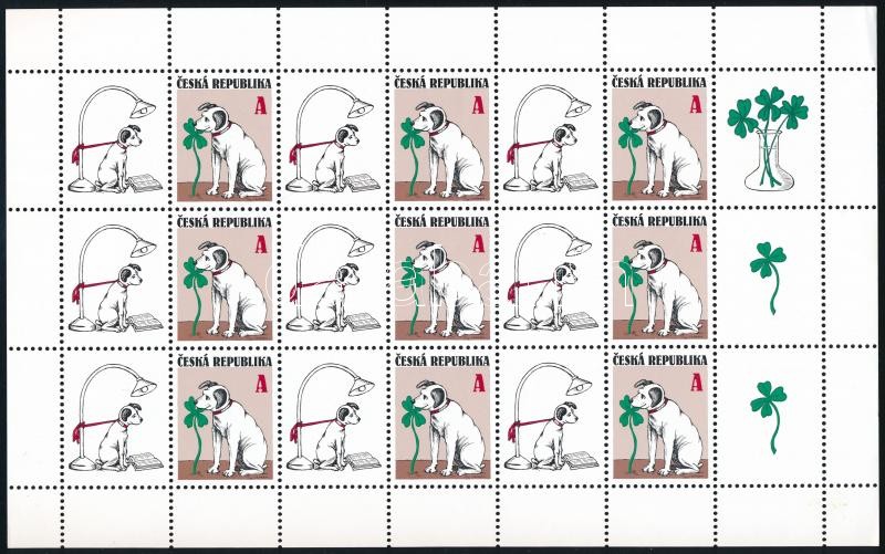 Üdvözlő bélyegek kisív, Greetings stamps mini sheet