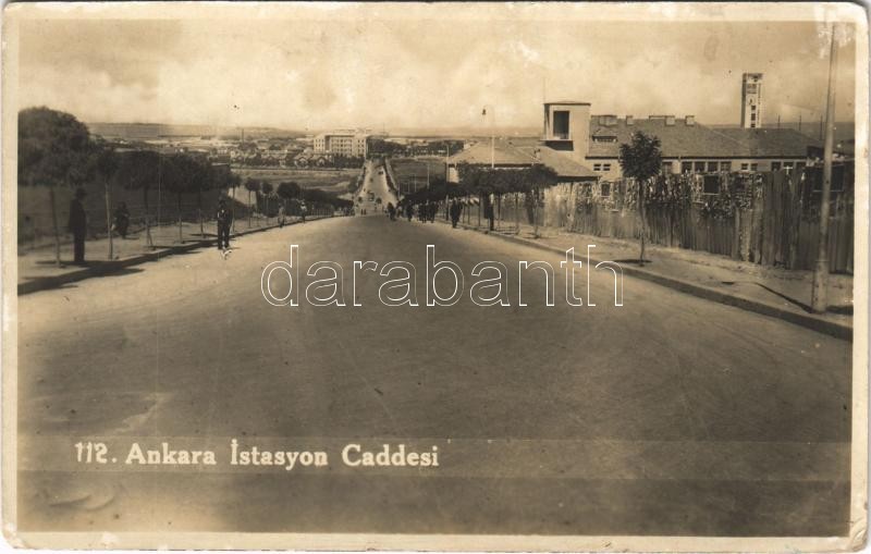 Ankara, Angora; Istasyon Caddesi / street view. photo