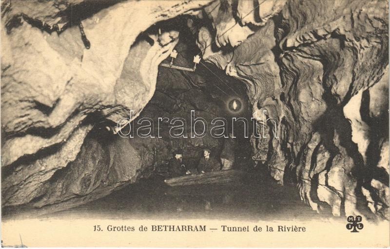 Grottes de Bétharram (Saint-Pé-de-Bigorre), Tunnel de la Riviere / cave, interior, boat
