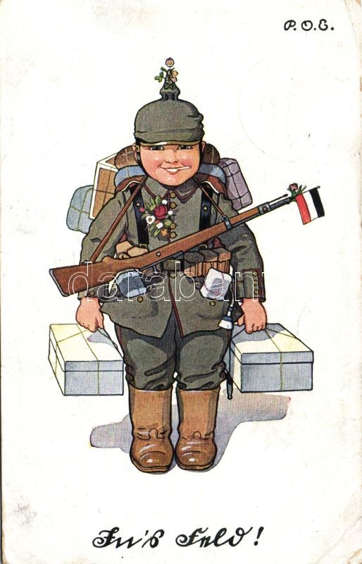 Gyerek, német katona, Child, Germand soldier
