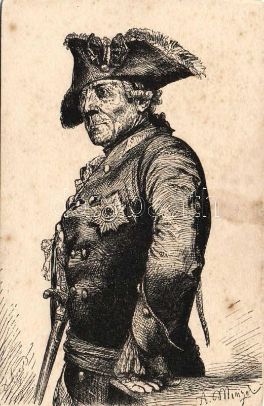 Friedrich der Große / Frederick II of Prussia s: A. Menzel