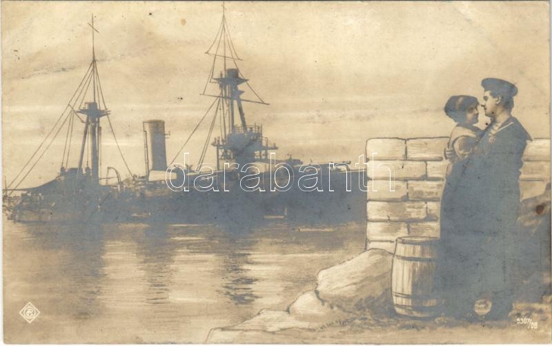 Austro-Hungarian Navy, K.u.K. Kriegsmarine, Mariner With Lady ...