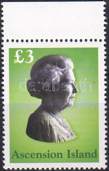 Elisabeth II. Marke mit Rand, II. Erzsébet ívszéli bélyeg, Elisabeth II margin stamp