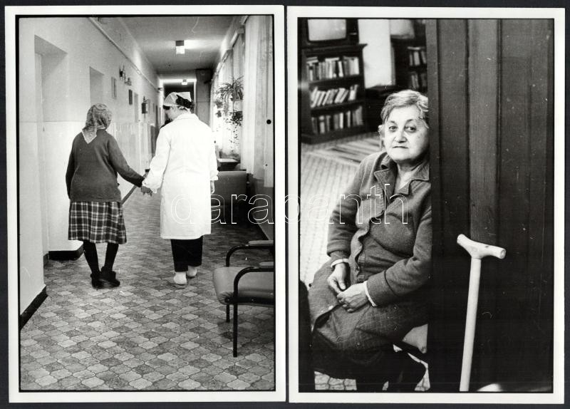 1988 Schmidt Andrea: Otthon I-II-III., a szegedi fotóművész 3 db feliratozott vintage fotóművészeti alkotása, 18,3x13 cm és 22,7x16 cm