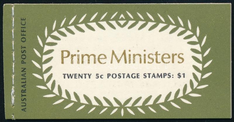 1969 Miniszterelnökök bélyegfüzet, Prime Ministers stamp booklet