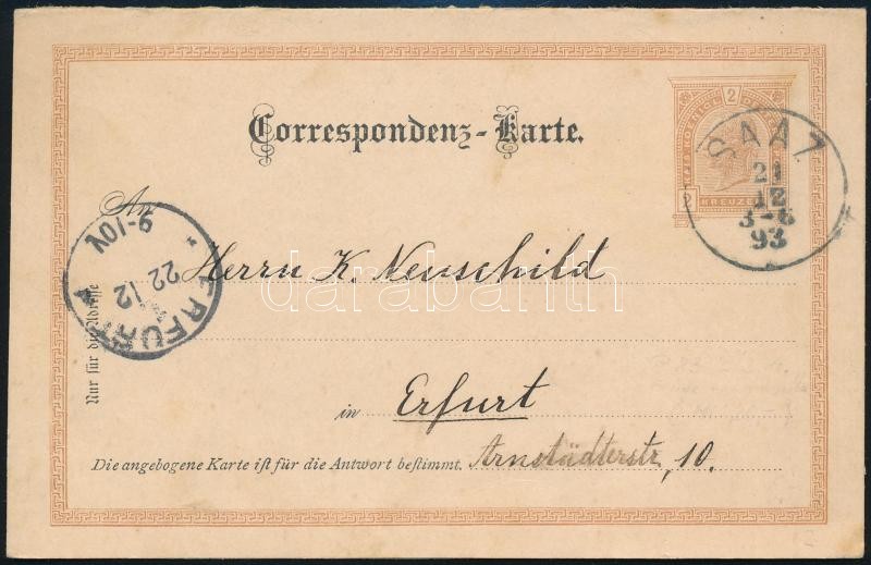 Austria, Ausztria 1893