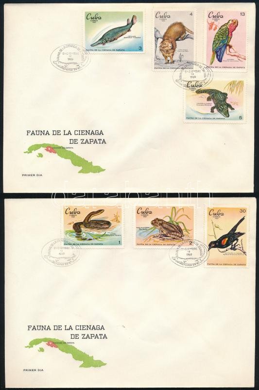 Cuba (2 pcs), Kuba 1969 (2 db)