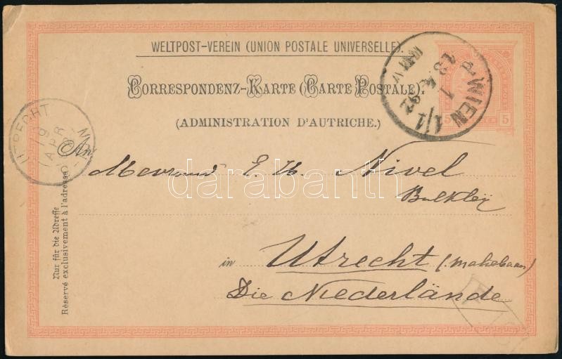 Ausztria 1892, Australia 1892