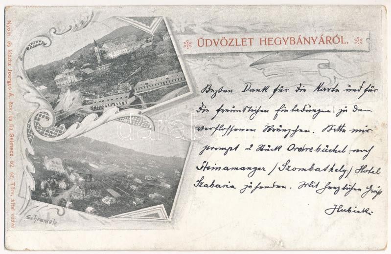1900 Hegybánya, Pjerg, Piarg, Siegelsberg, Stiavnické Bane | Darabanth ...