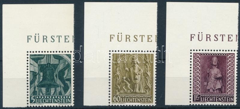 Liechtenstein; 1959 Karácsony ívsarki sor Mi 386-388