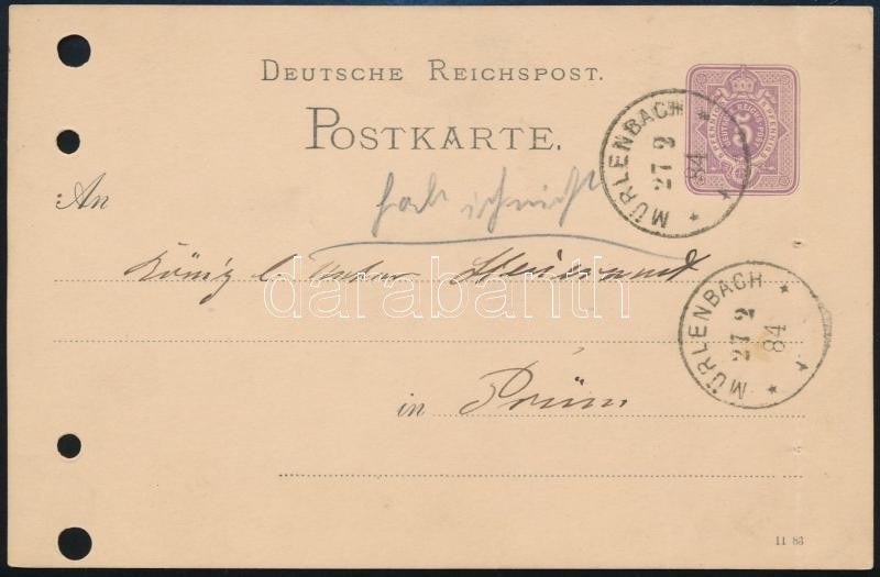 Német államok - Rheinland-Pfalz 1884, German states - Rheinland-Pfalz