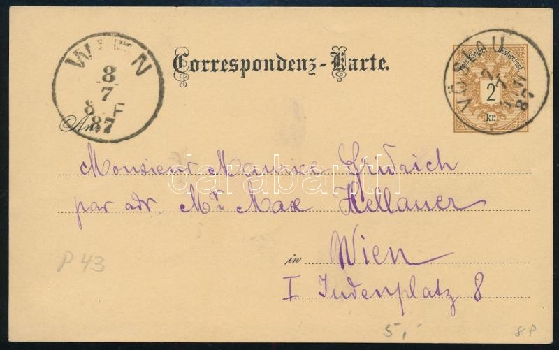 Austria, Ausztria 1887