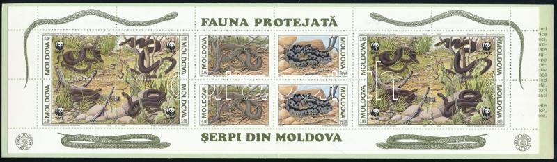 Természetvédelem: Kígyók bélyegfüzet, stamp booklet