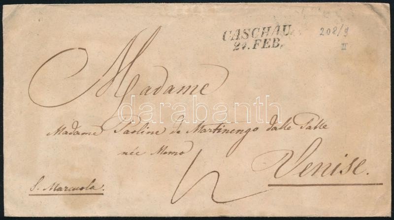 ~1845 Portós levél 