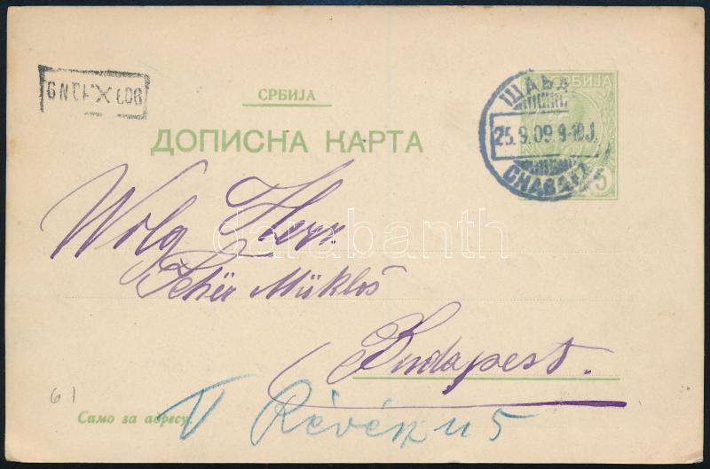 Szerbia 1909