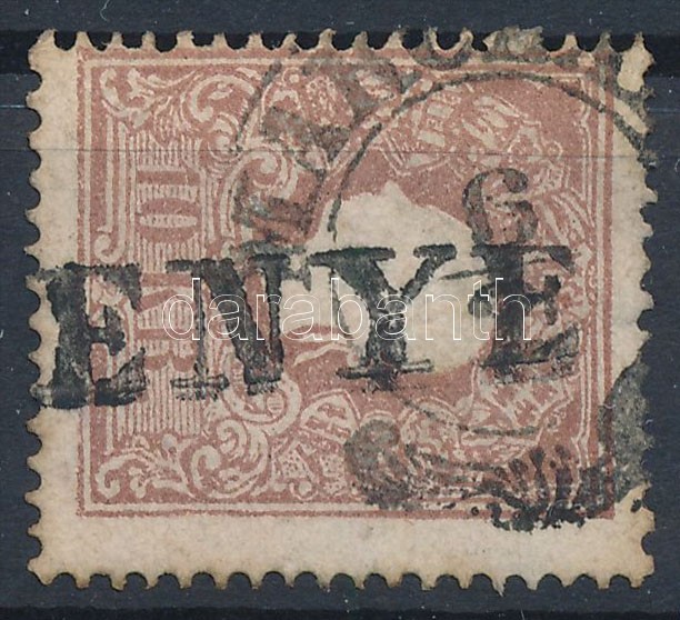 1858 10kr kettős érvénytelenítéssel / with two cancellation 