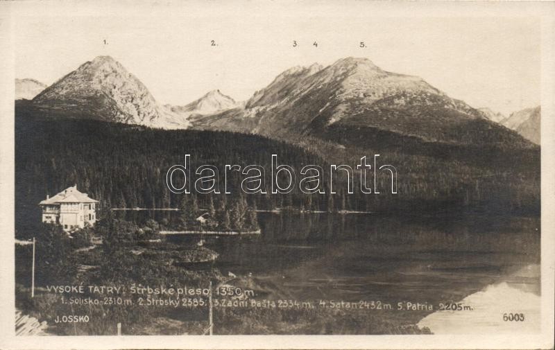 Tátra, Csorba-tó, Tatra, Strbské pleso / lake