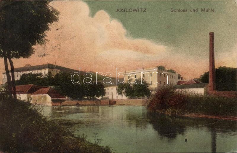 Jaroslavice, Joslowitz; Schloss, Mühle / catsle, mill