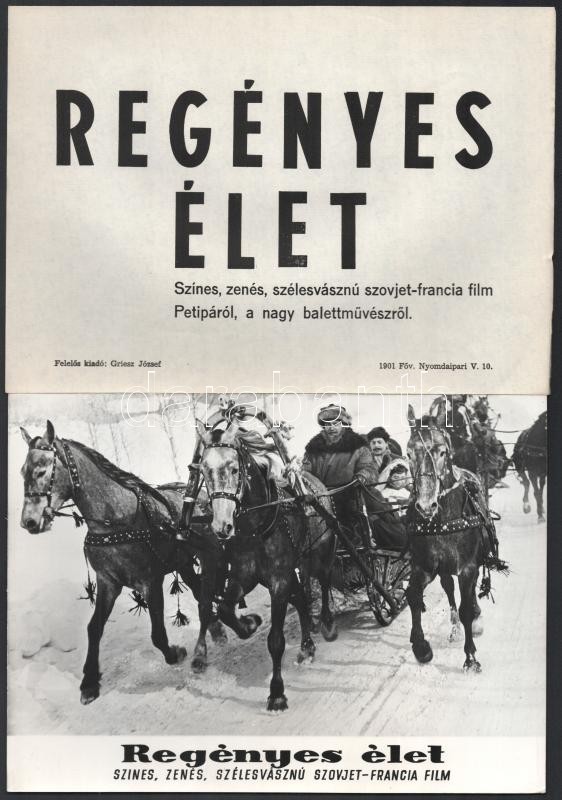 cca 1968 ,,Regényes élet" című francia - szovjet film jelenetei és szereplői, 13 db vintage produkciós filmfotó, ezüst zselatinos fotópapíron, + hozzáadva 1 db szöveges kisplakát, 18x24 cm