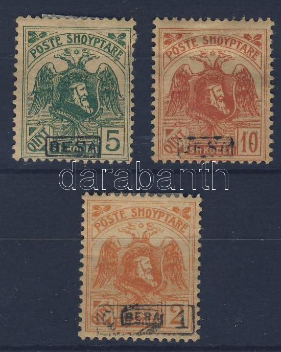 Definitive stamp overprinted, Forgalmi bélyeg felülnyomott