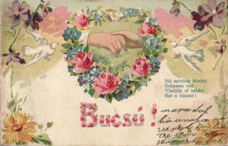 Búcsú, litho, Farewell, litho