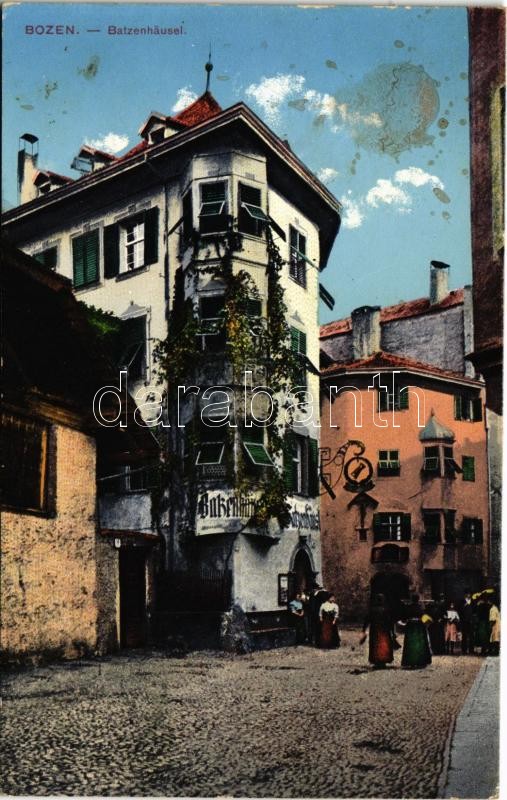 1911 Bolzano, Bozen (Südtirol); Batzenhäusl / inn, restaurant