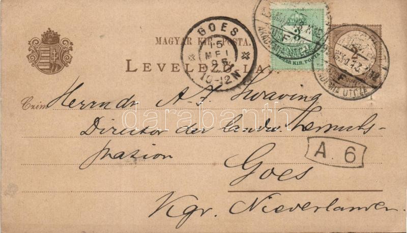 Suplementary PS-card to Netherlands 