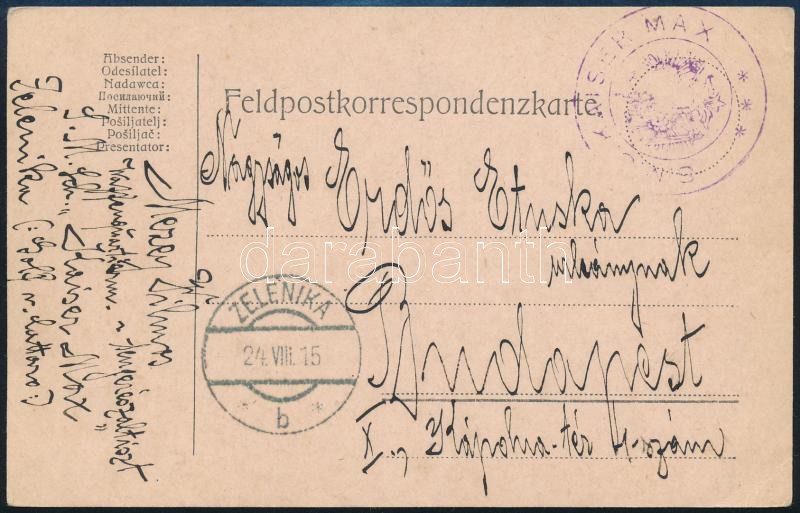 1915 Navy mail postcard 
