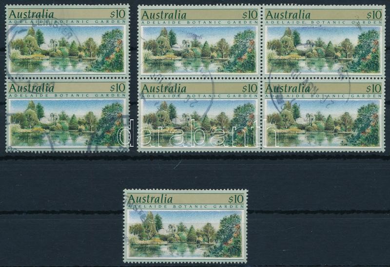 stamp + pair + block of 4, Forgalmi bélyeg + pár + négyestömb