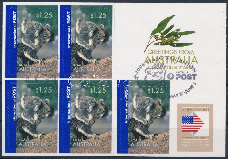 Koala bélyegfüzet / stamp booklet