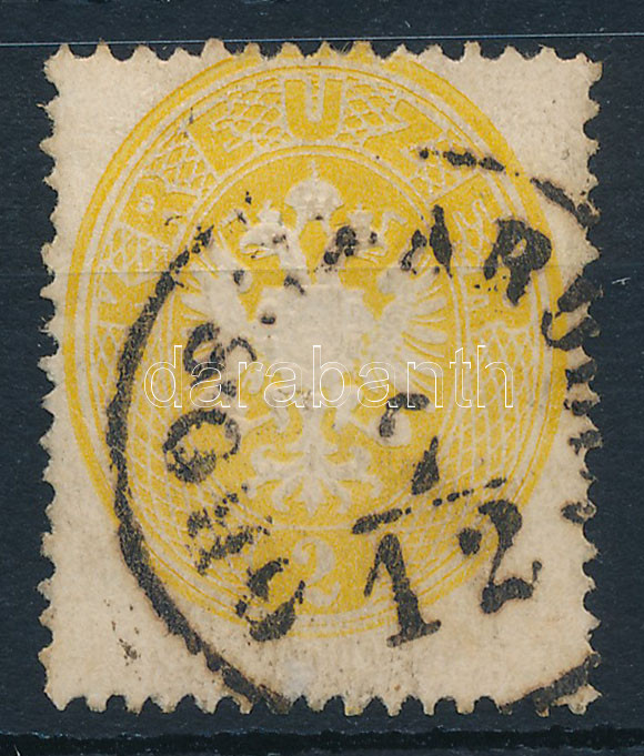 1863 2kr sárga 