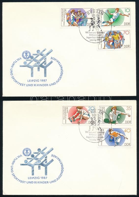 NDK 1987 (2 db), GDR 1987 (2 pcs)
