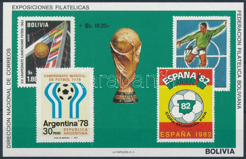 1978-as labdarúgó-világbajnokság, Argentína és 1982, Spanyolország; Rowland Hill halálának 100. évfordulója vágott blokk
