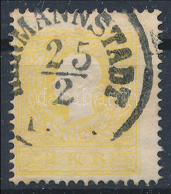 1858 2kr II. type "(HER)MANNSTADT", 1858 2kr II. tipus "(HER)MANNSTADT"