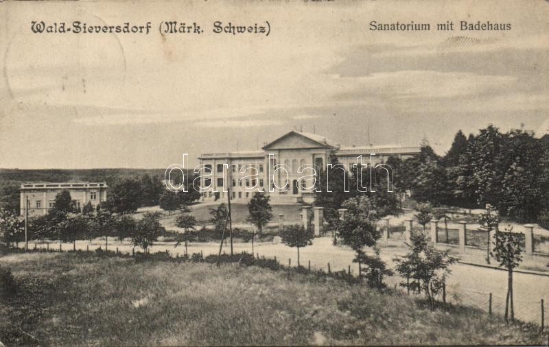 Waldsieversdorf, Sanatorium, Badenhaus / sanatorium, spa