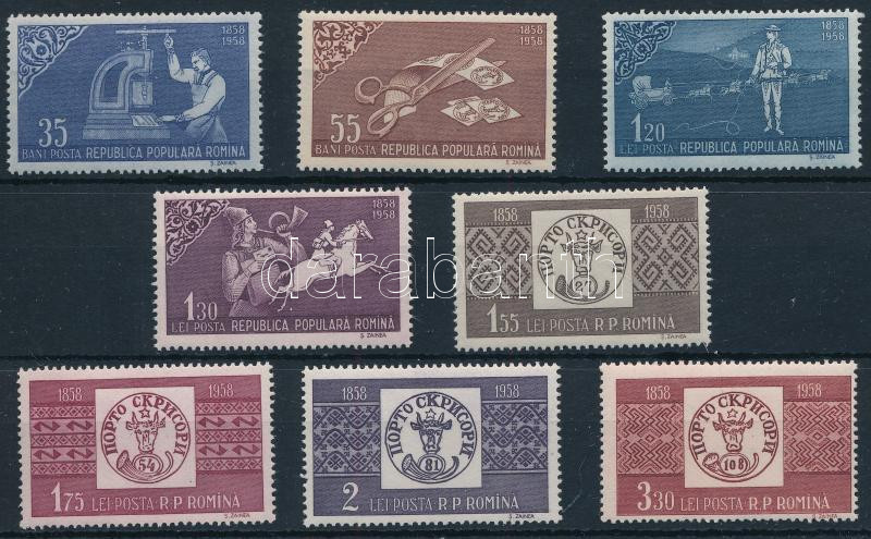Centenary of Romanian stamp set, 100 éves a román bélyeg sor
