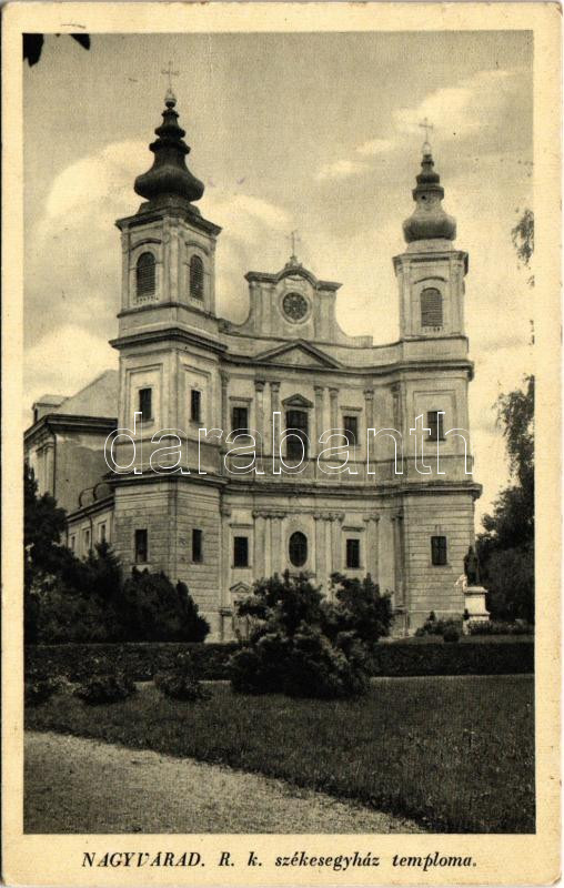 1942 Nagyvárad, Oradea; Római katolikus székesegyház temploma ...