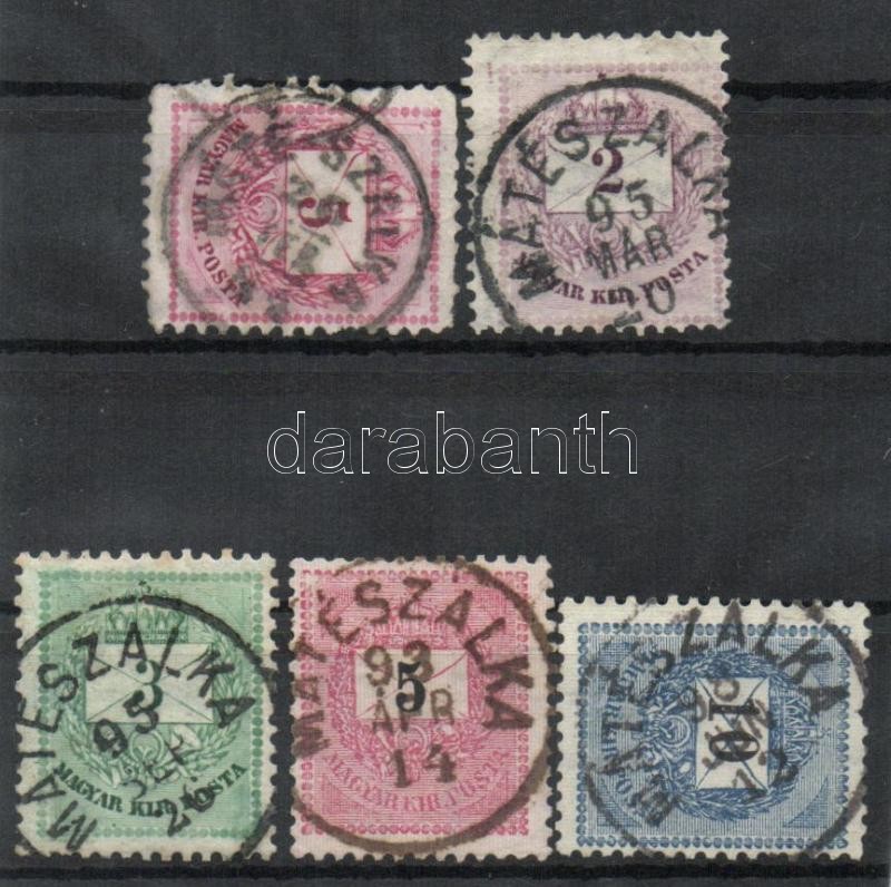 5 different stamps 