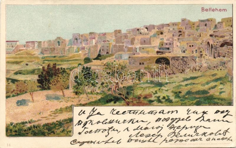 Betlehem, Kunstanstalt Kosmos 14. litho s:Geiger R.