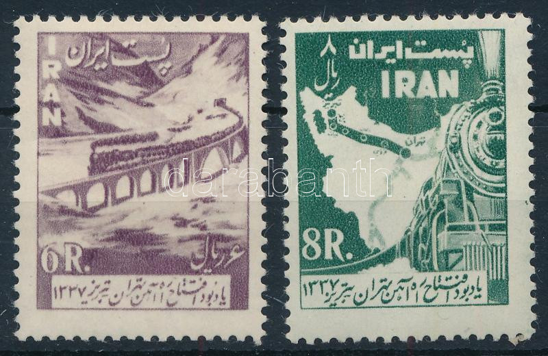 A Teherán-Tabriz vasútvonal befejezése sor, Completion of the Tehran-Tabriz railway line set