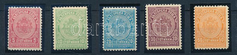 Porto stamps: Coat of arms set, Portó bélyegek: Címerek sor