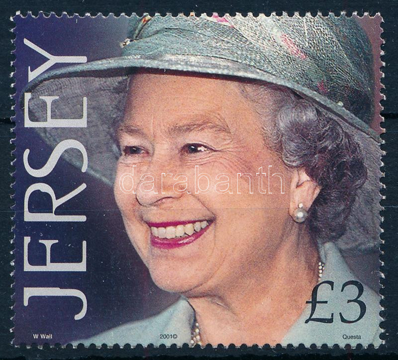 II. Erzsébet királynő 75. születésnapja bélyeg, Queen Elizabeth's 75th birthday stamp