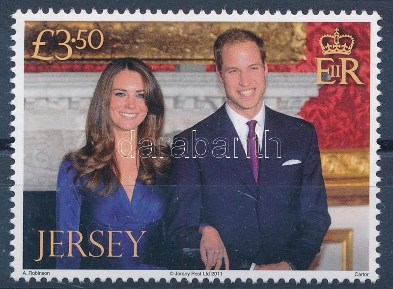 Vilmos herceg és Katalin Middleton esküvője bélyeg, The wedding of Prince William and Catherine Middleton stamp