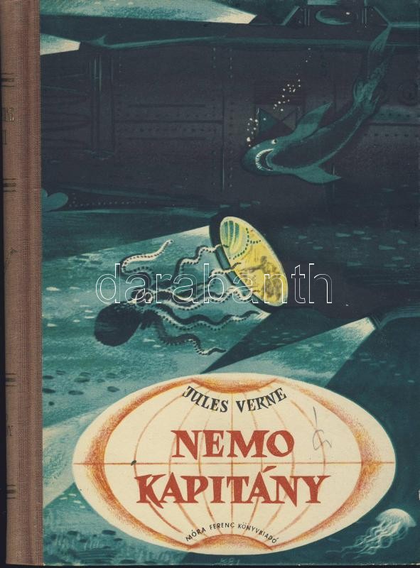 1961 Jules Verne: Némó kapitány könyv a Móra Ferenc Könyvkiadó | Darabanth  Kft.